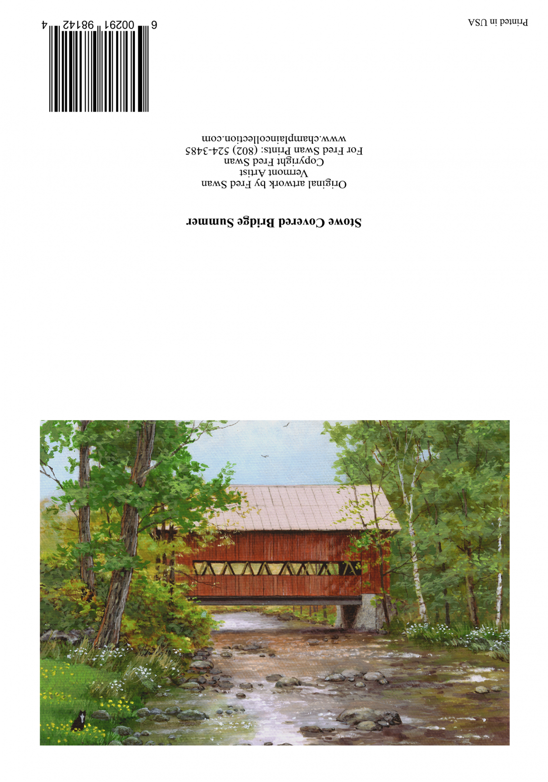 Stowe Covered Bridge Summer